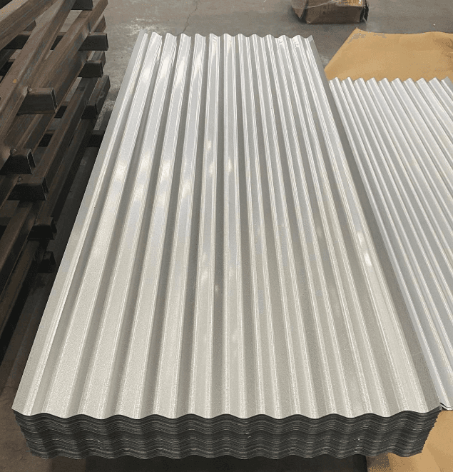 Galvalume steel used to produce corrugated sheet profiles